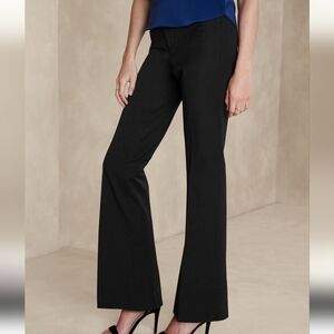 Banana Republic Sloan Bootcut Pant in Black